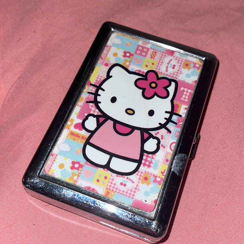 Y2K Hello Kitty Floral Cigarette Case